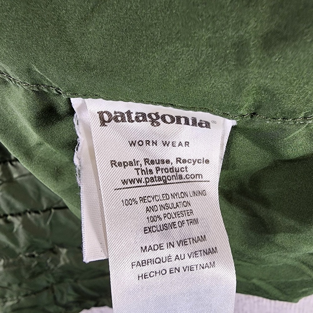 Patagonia Radalie Parka Jacket Womens S Olive Insulated Quilted Puffer Coat - Picture 14 of 14